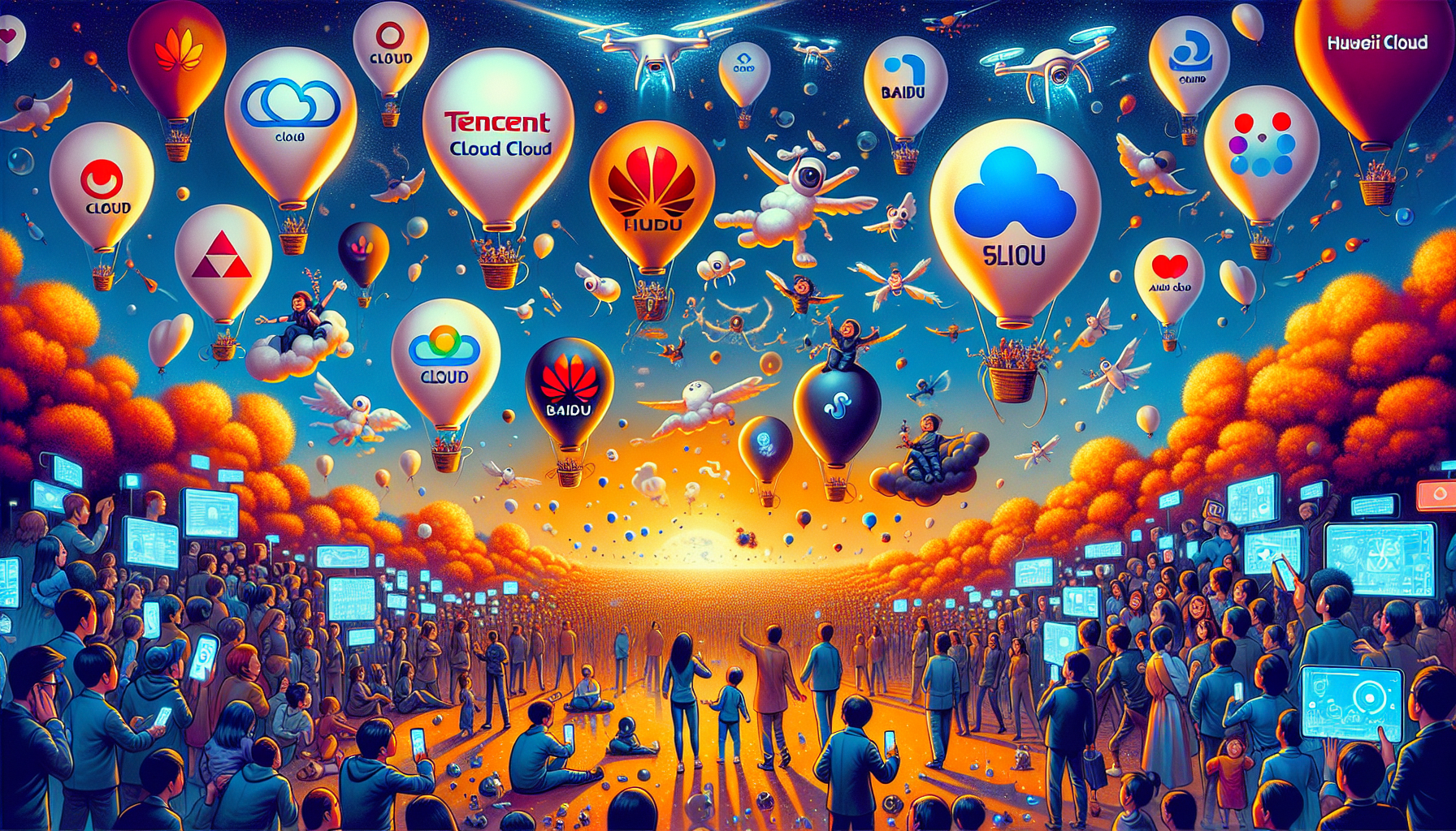 مزودو السحابة الصينيون خارج علي بابا